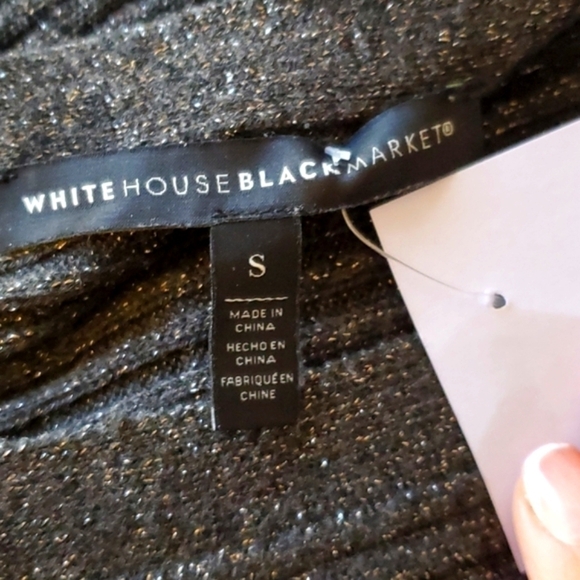 White House Black Market off shoulder Sweater Size Small - Picture 8 of 17